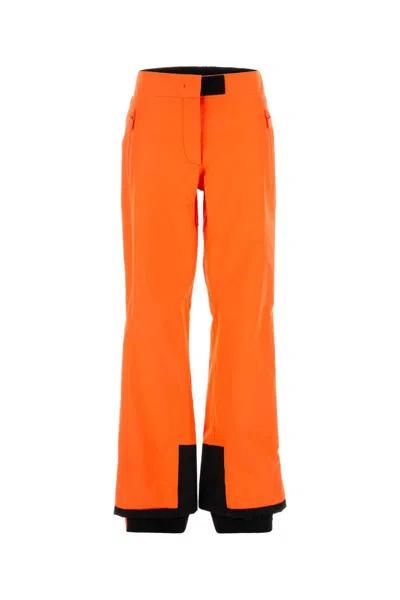 Prada Pantalone Da Snowboard In Gore-tex® Arancione Fluo Donna In Orange