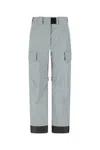 Prada Goretex Tech Pants With Logoed Hems In Gray