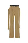 Prada Cappuccino Twill Pant In Beige O Tan