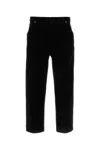 Prada Mid-rise Tapered Denim Jeans In Black