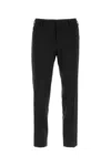 Prada Black Stretch Wool Pant In Black