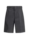 Prada Re-nylon Bermuda Shorts In Black