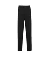 Prada Techno Stretch Pants In Black
