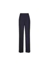 Prada Pleated Tailored Trousers In Blue