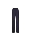 Prada Pleated Tailored Trousers In Blue