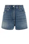 Prada Denim Shorts In Blue