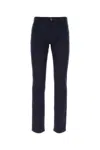 Prada Dark Blue Drill Chino Pant In Blue