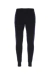 Prada Stretch Cashmere Blend Joggers For Men In Blue