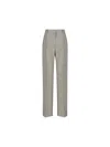 Prada Wool Pants In Gray