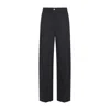 Prada Anthracite Grey Wool Pants In Gray