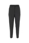Prada Elegant Wool Trousers For Women In Grey