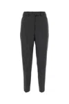 Prada Elegant Wool Trousers For Women In Grey