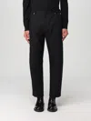 Prada Triangle-logo Tapered-leg Jeans In Black