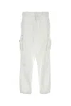 Prada Pantalone Cargo In Cotone Bianco  Uomo In White