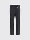 Prada Virgin Wool Pants In Multi