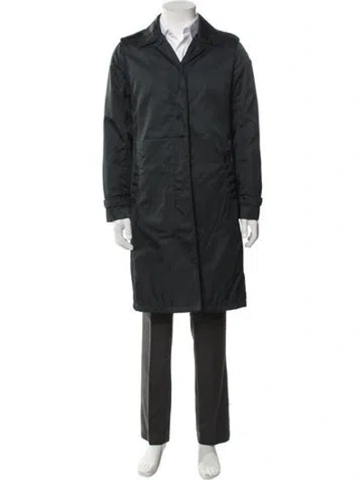 Pre-owned Prada Parka In Blue