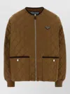 Prada Parka Coat In Brown