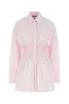 Prada Pastel Pink Poplin Shirt In Pink