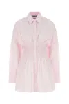 Prada Pastel Pink Poplin Shirt In Pink