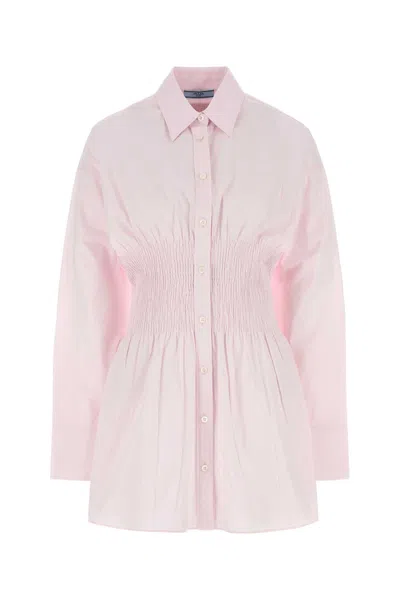 PRADA PASTEL PINK POPLIN SHIRT