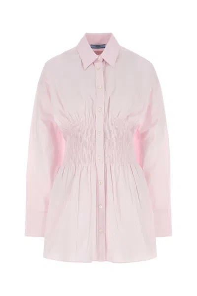 Prada Pastel Pink Poplin Shirt