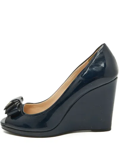 Pre-owned Prada Patent-finish Pumps