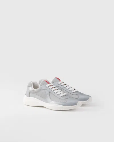 PRADA PRADA AMERICA’S CUP SNEAKER AUS LACKLEDER UND FUNKTIONSGEWEBE