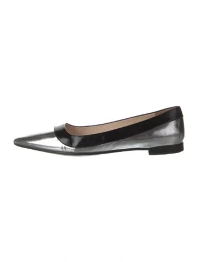 Pre-owned Prada Patent Leather Ballet Flats