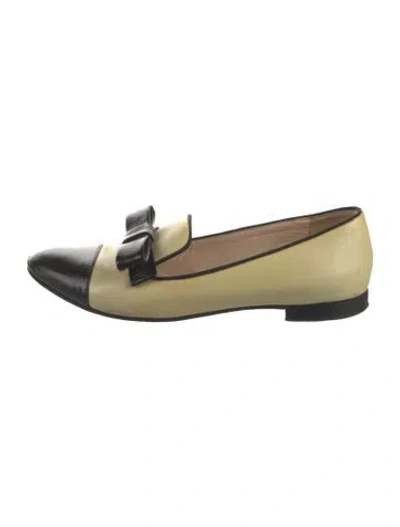 Pre-owned Prada Patent Leather Colorblock Pattern Loafers