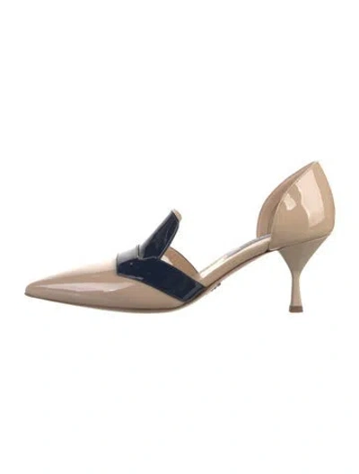 Pre-owned Prada Patent Leather D'orsay Pumps