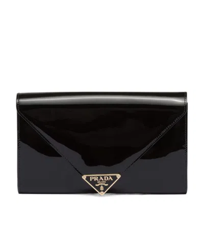 PRADA PRADA CHAIN-LINKED CLUTCH BAG