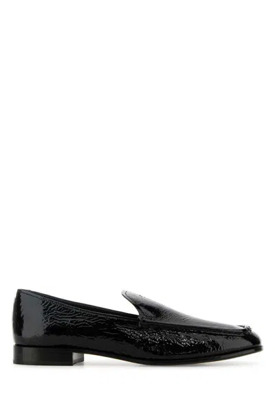 Prada Women's Patent Leather Loafer In Black