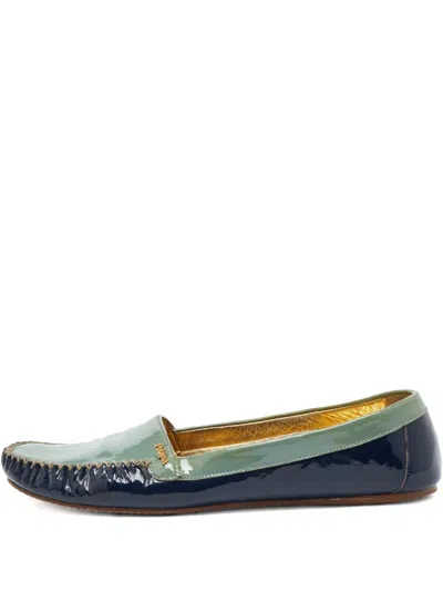 Pre-owned Prada Patent Leather Loafers