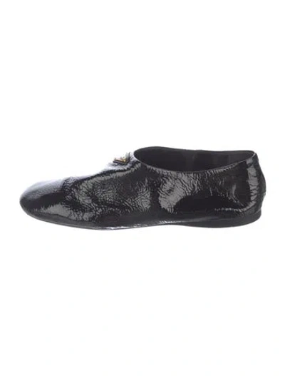 Pre-owned Prada Patent Leather Mules In Black