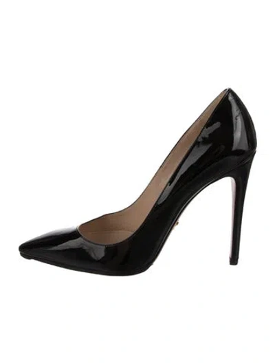 Pre-owned Prada Patent Leather Pumps In Black