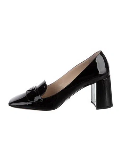 Pre-owned Prada Patent Leather Pumps In Black