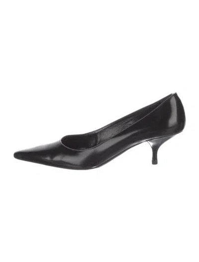 Pre-owned Prada Patent Leather Pumps In Black