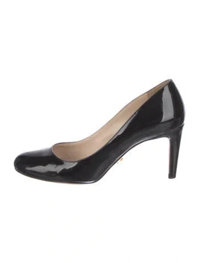 Pre-owned Prada Patent Leather Pumps In Black