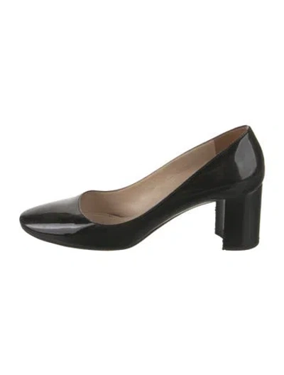 Pre-owned Prada Patent Leather Pumps In Black