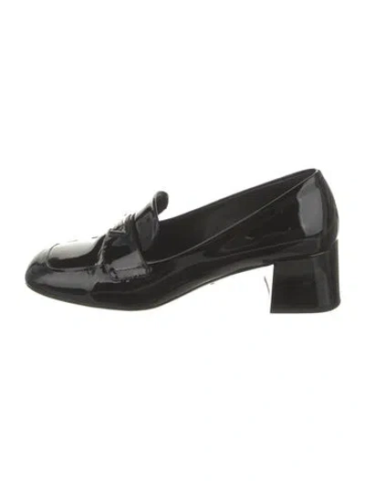 Pre-owned Prada Patent Leather Pumps In Black