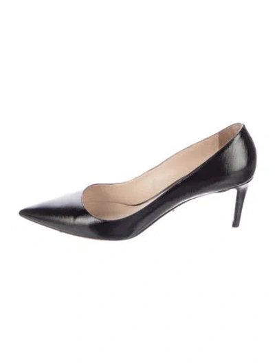 Pre-owned Prada Patent Leather Pumps In Black