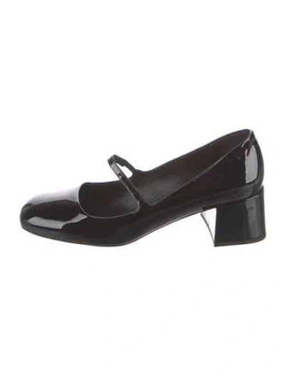 Pre-owned Prada Patent Leather Pumps In Black