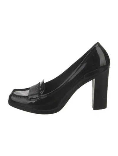 Pre-owned Prada Patent Leather Pumps In Black