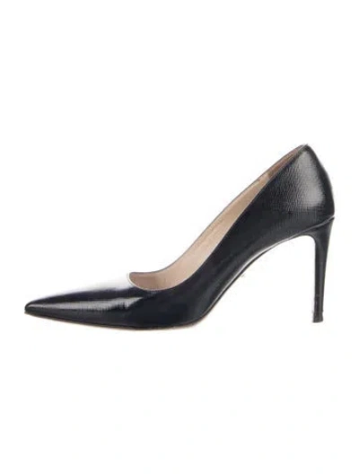 Pre-owned Prada Patent Leather Pumps In Black