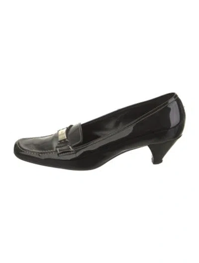 Pre-owned Prada Patent Leather Pumps In Black