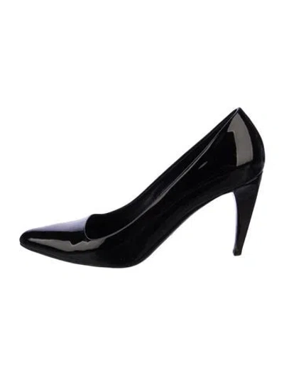 Pre-owned Prada Patent Leather Pumps In Black