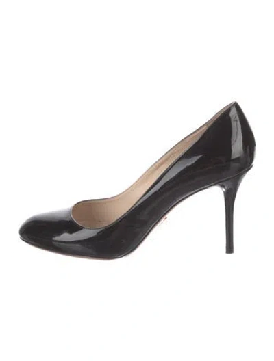 Pre-owned Prada Patent Leather Pumps In Brown