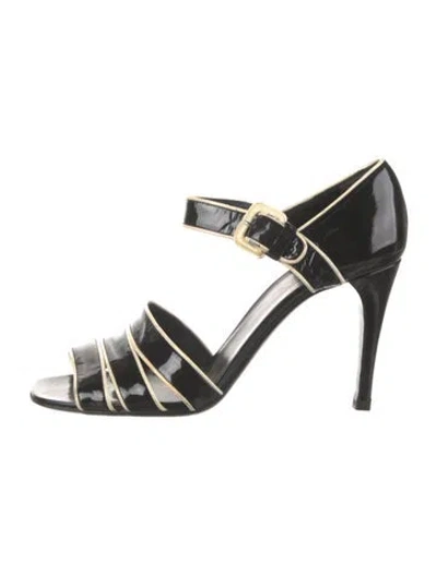 Pre-owned Prada Patent Leather Pumps In Brown