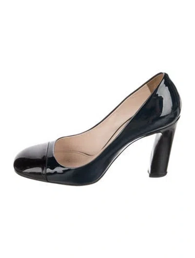 Pre-owned Prada Patent Leather Pumps In Multi