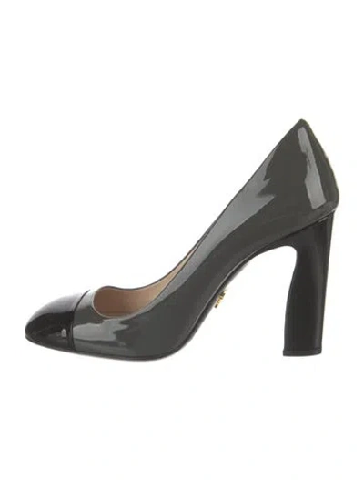 Pre-owned Prada Patent Leather Pumps In Multi